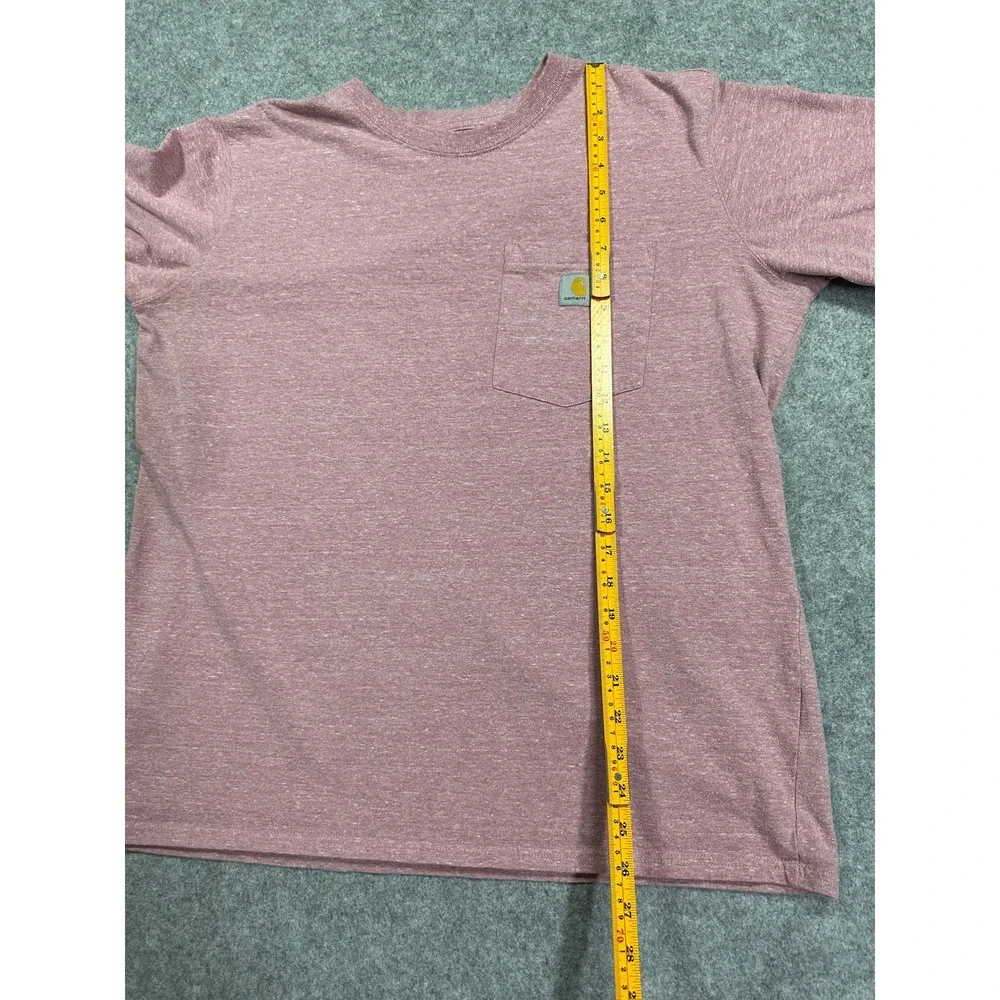 Carhartt Loose Fit Pocket T-Shirt Youth‎ XL Heather Pink Cotton Blend